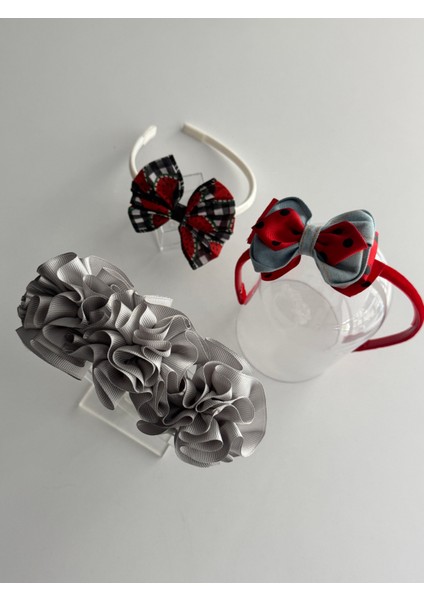 Renkli ve Sevimli Çocuk Saç Taçları 3'lü Set – Şık Tasarımlar indirimleri