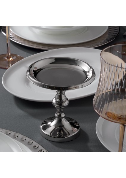 Quenny 14 cm Nikel Kaplama İkramlık Estetik Tasarım ile Mutfaklarınıza Şıklık Katar modelleri