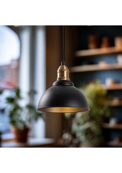 Aurora Tekli Sarkıt Aydınlatma Metal Sıvama, Ev, Ofis, Cafe, Restoran Avizeleri, E27 Duy modelleri