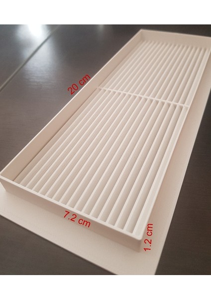 Kapı Altı Menfez Kapak 22*8,5 1 Çift (2 Adet) Gri fırsatları