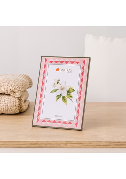 Deco Leticia Çerçeve - Pembe - 13X18 cm