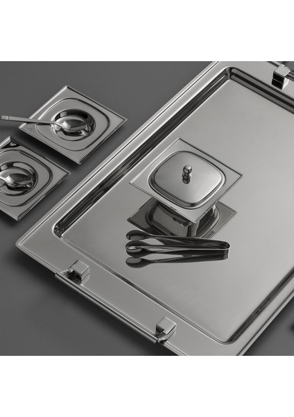 Pluto 16 Parça 6 Kişilik Çelik Çay Seti fiyatları