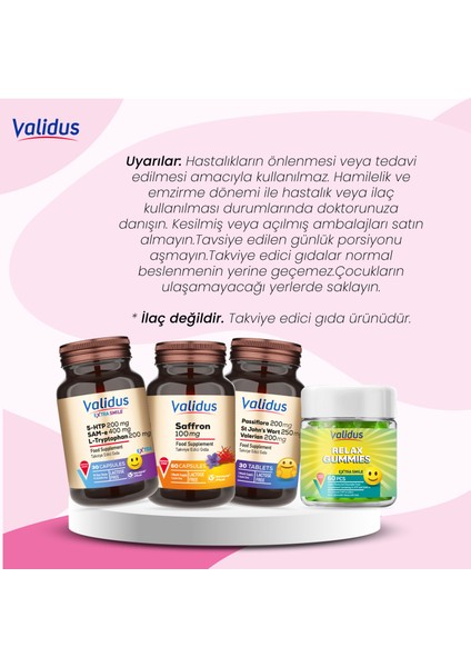Stress Destek Seti - Extra Smile - Relax - 5 http - Saffron modelleri