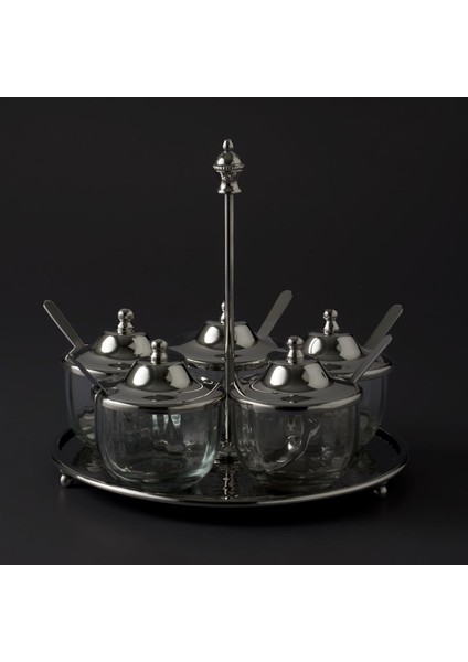 Alula Standlı 5'li Baharat Seti 21X21X19,5 cm 500.01.23.0003