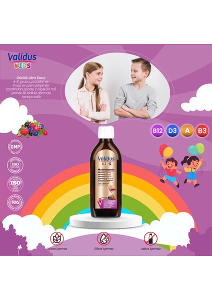 Kids Multi Set - Multivitamin - Fish Oil - Citicoline fırsatları