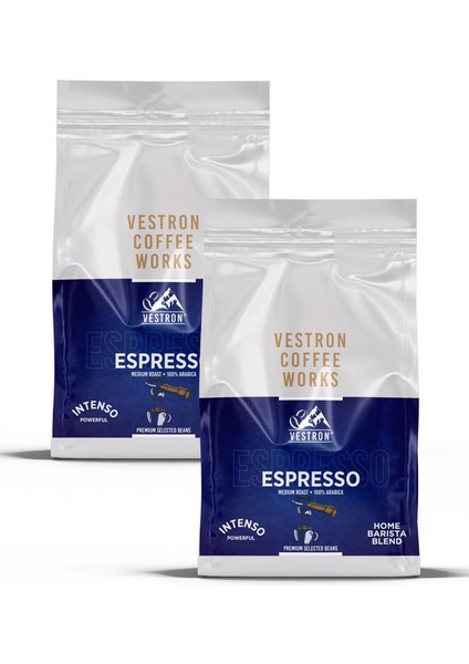 Espresso Home Barista Blend Intense Powerful 1kg Çekirdek Kahve Arabica Medium Roast