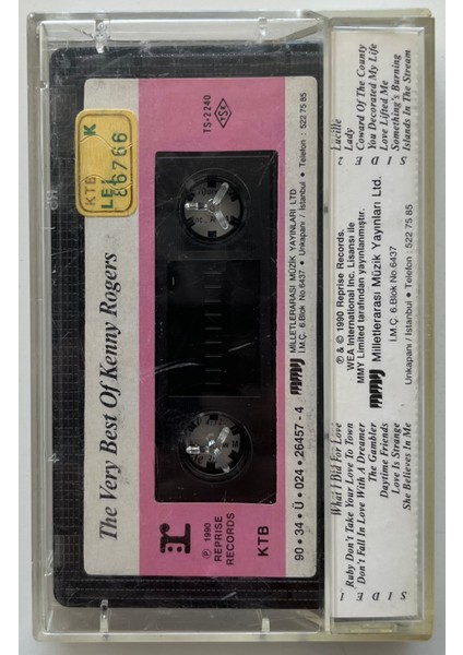 Kenny Rogers The Very Best Of Kenny Rogers Kaset (Orjnal Dönem Kağıt Baskı Kaset) fiyatları