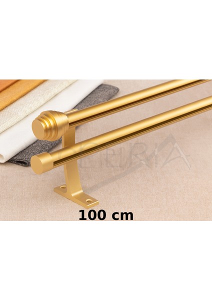 Alüminyum Sarı Iki Kanallı Rustik