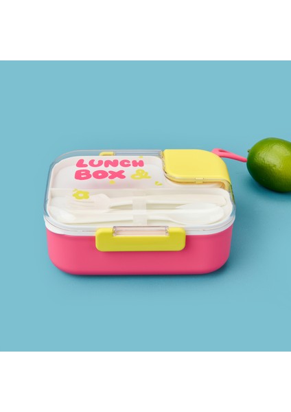 Lunch Box Yemek Kabı - Pembe / Sarı - 1,1 Lt fiyatları