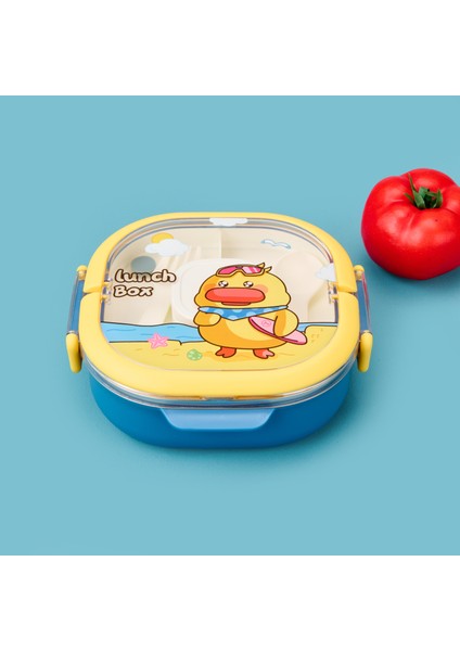Figürlü Yemek Kabı - Mavi / Sarı - 700 ml fiyatları