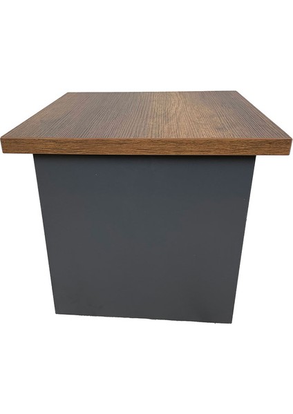 Standart Sehpa 50*50 cm Barok - Antrasit fırsatları