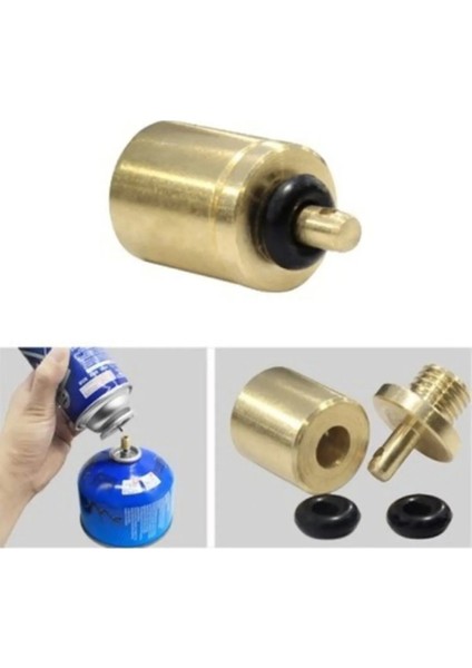 Çakmak Gazından Kamp Gazı Propan Dolum Aparatı Açık Kamp Ocakları Için Mini Kartuş Dolum Adaptörü indirimleri