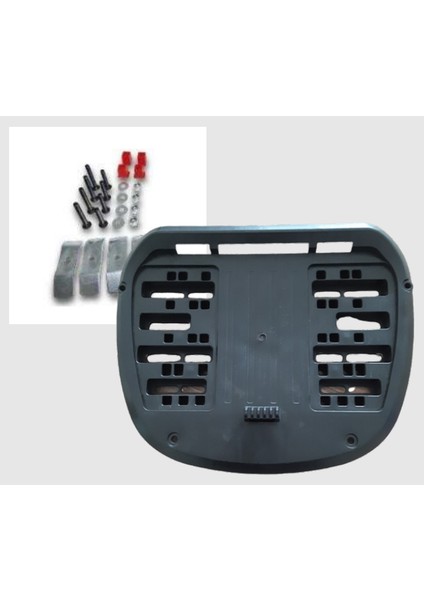 39 Litre Motosiklet Arka Çanta Alt Bağlantı Tablası Komple (41-50-52 Litreye Uyumludur)