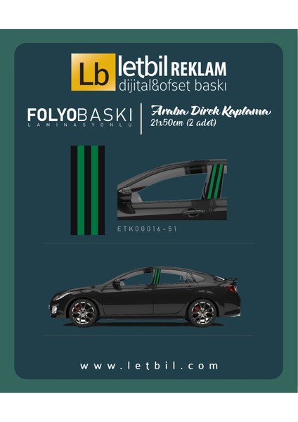 Araba Etiketleri, Tuning Kaplama, Direk Folyosu - Sakarya Spor indirimleri