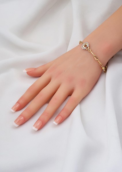 Valentino 14 Ayar Altın Ataç Zincirli Ikili Set modelleri