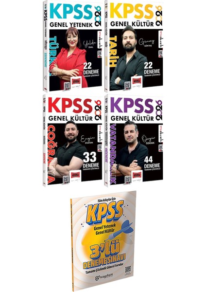 2026 Kpss Türkçe Tarih Coğrafya Vatandaşlık 121 Deneme - 3 Deneme