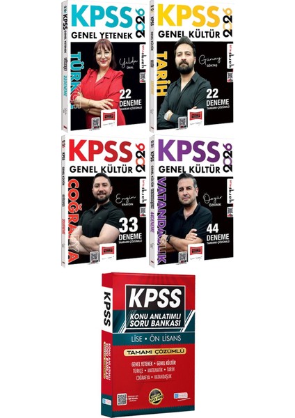 2026 Kpss Türkçe Tarih Coğrafya Vatandaşlık 121 Deneme - Lise Önlisans Konu Ant. Soru