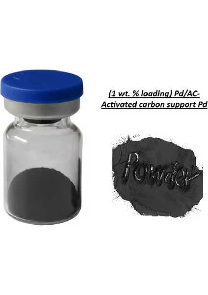 (1 Wt. % Loading) Pd/ac- Activated Carbon Support (Aktif Karbon Destekli)Pd (1 Gram)