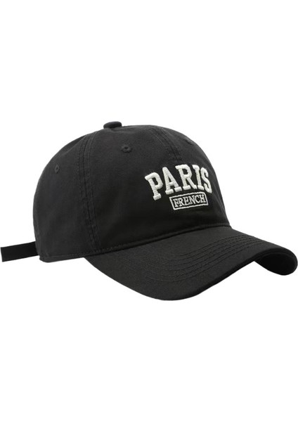 Kore Versiyonu Harf Işlemeli Beyzbol Şapkası Çift Çok Yönlü Şapka Açık Hava Eğlence Güneş Şapkası (Yurt Dışından)