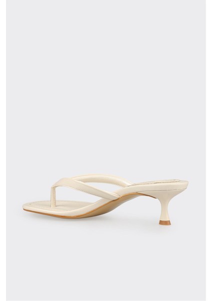 Ekru Kadın Günlük Terlik modelleri