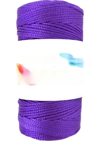 Makrome Ipi 3mm Polyester Mor