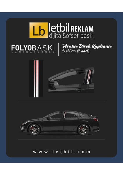 Araba Etiketleri, Tuning Kaplama, Direk Folyosu - Bjk modelleri