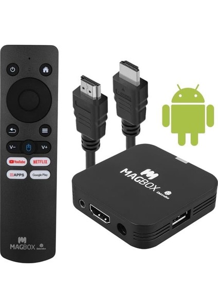 Electrobox 2 GB Ram H313 Işlemci 16 GB HDD 4K Ultra Hd Android Box (Android 10)