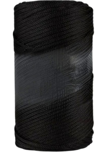 Makrome Ipi 3mm Polyester Siyah