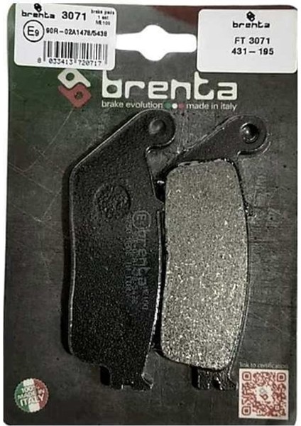 Yamaha X-Max 250 2014-2017 Abs Brenta Ön Fren Balata Ob