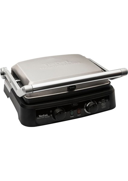 Grill Gourmet Minute 6 Dilim Kapasiteli 2000 Watt Izgara ve Tost Makinesi - Inox