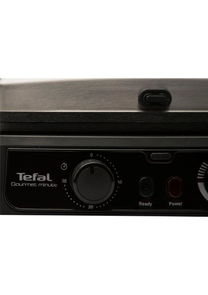 Grill Gourmet Minute 6 Dilim Kapasiteli 2000 Watt Izgara ve Tost Makinesi - Inox