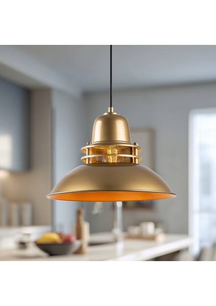 Candela Tekli Sarkıt Aydınlatma Metal Sıvama, Ev, Ofis, Cafe, Restoran Avizeleri, E27 Duy fiyatları