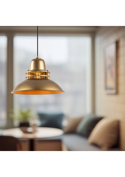 Candela Tekli Sarkıt Aydınlatma Metal Sıvama, Ev, Ofis, Cafe, Restoran Avizeleri, E27 Duy fırsatları