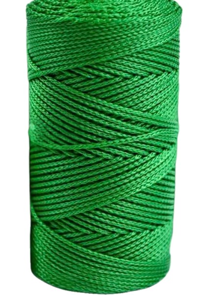 Makrome Ipi 3mm Polyester Koyu Yeşil