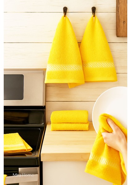 4 Lü Mutfak Kurulama Havlusu Bezi 30X30 cm