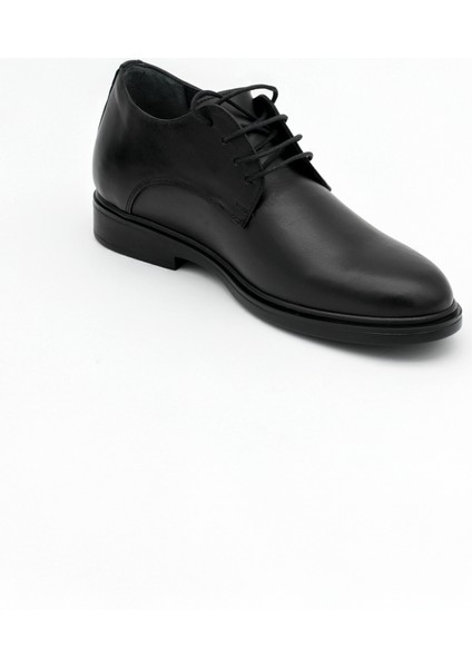 One Erkek Hakiki Deri El Yapımı Siyah Klasik 7 cm Boy Uzatan Ayakkabı modelleri