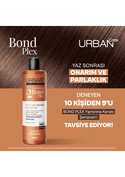 No.2 Bond Plex Restore Repair Yıpranma Karşıtı Saç Bakım Şampuanı 350 ml - Sülfatsız modelleri