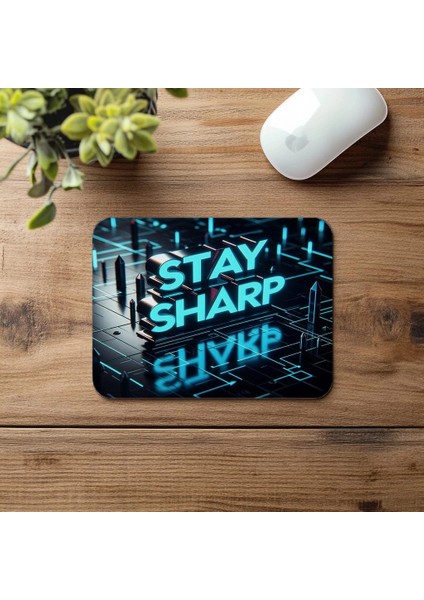 Siyah Parlak Zeminli Netlik Temalı Mouse Pad - 19X23 cm 2 mm Dikdörtgen Ithal Baskılı Mouse Pad fırsatları