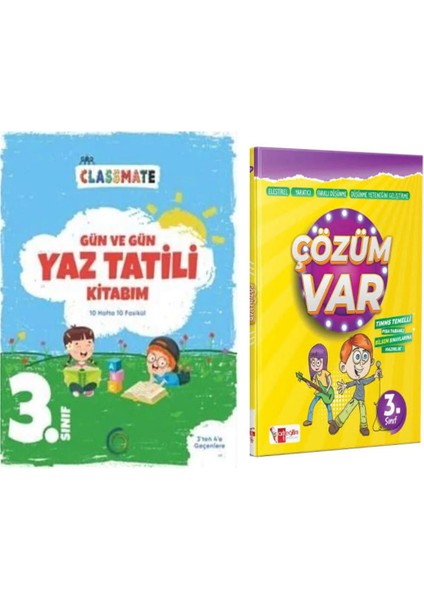 3. Sınıf Gün ve Gün Yaz Tatili Kitabım ve Çözüm Var