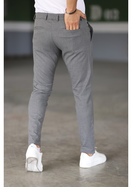 Erkek Okul Grisi Italyan Kesim Slimfit Kumaş Pantolon modelleri