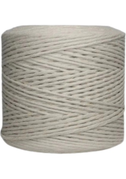 Pamuk Makrome 4 mm Ip Krem