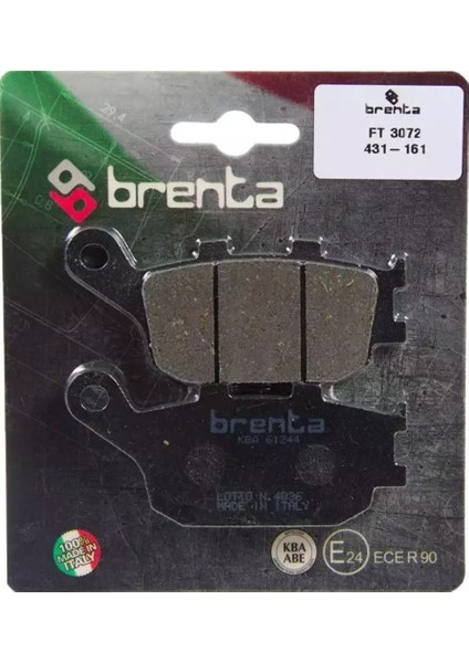 Honda Cb 900 F Hornet Brenta Arka Fren Balata Ob