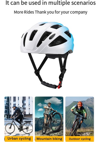Yetişkin Bisiklet Kaskı, Yaz Hafif Mikro Kabuk, Erkekler ve Kadınlar, Uygunluk Ayarı Önerilen Uyum 55-61CM Bisiklet Için Beyaz-Mavi (Yurt Dışından) fiyatları