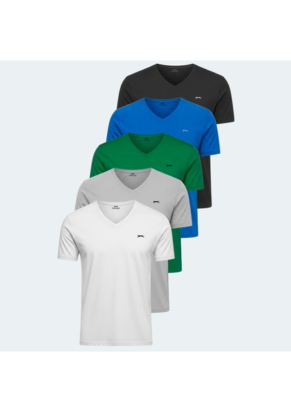 Rıvaldo 5 Li Set Erkek Tişört