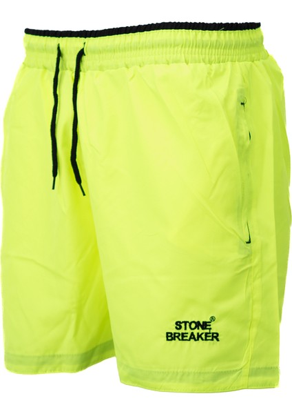 Erkek Deniz Şortu Lastikli Bağcıklı Cepli File Astarlı Su Tutmaz Rahat Hafif OPEDS26STNMOD31