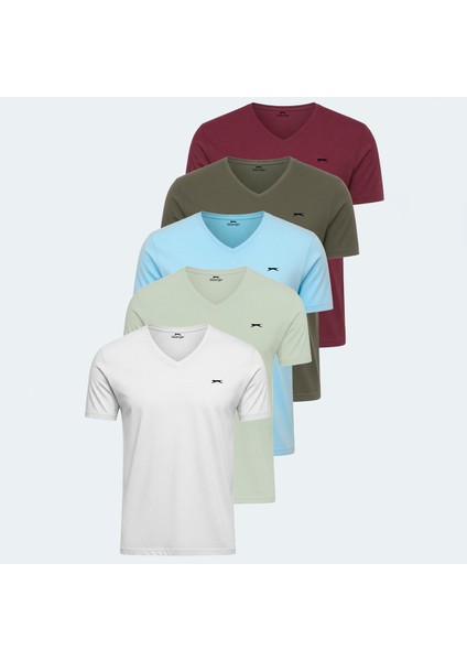 Rıvaldo 5 Li Set Erkek Tişört