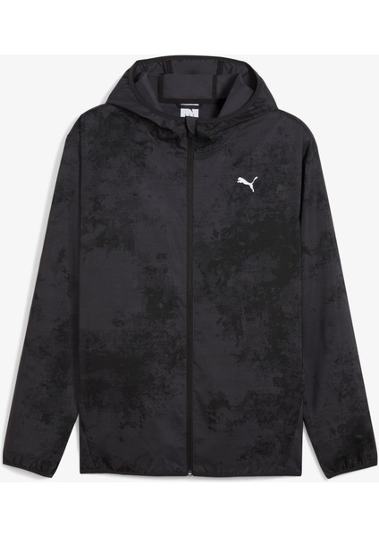 Tad Ess Aop Woven Erkek Siyah Antrenman Ceketi.siyah fırsatları