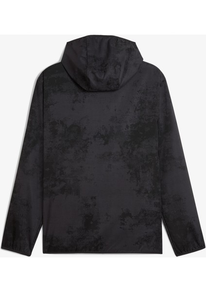 Tad Ess Aop Woven Erkek Siyah Antrenman Ceketi.siyah indirimleri