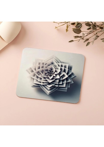 Açık Gri Arka Plan Üzerine Elmas Formu Mouse Pad - 19X23 cm 2 mm Dikdörtgen Ithal Baskılı Mouse Pad indirimleri