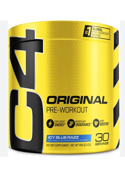 , C4 Original, Pre-Workout 30 Servis. Orj Abd Version, Avrupa Version DEĞILDIR..3745